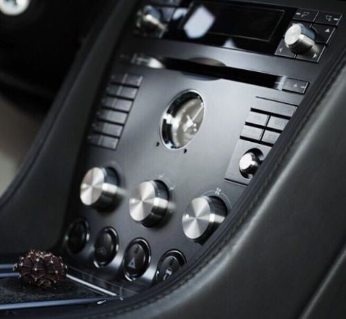 Aston Martin DB9 Vantage Heater Control Knobs Metal Alloy Upgrade Centre Console