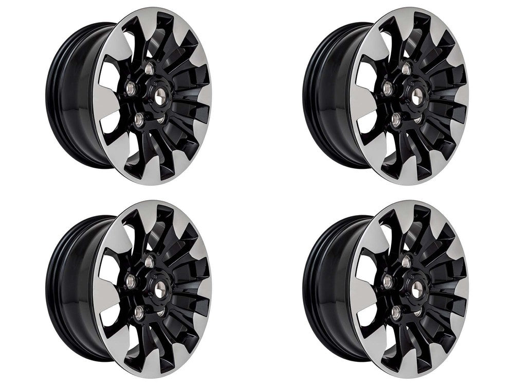Set of Four (4) - 18'' Sawtooth Wheels Diamond Cut Part DA6635