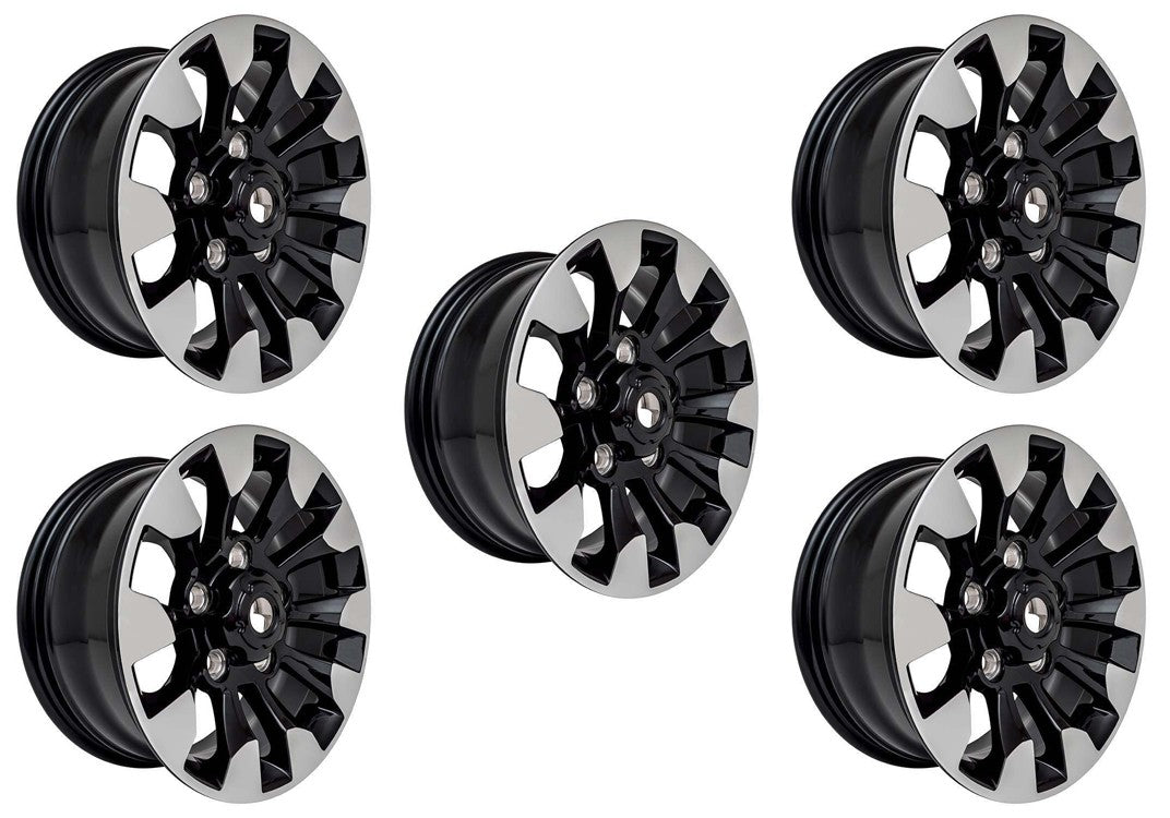 Set of Five (5) - 18'' Sawtooth Wheels Diamond Cut Part DA6635