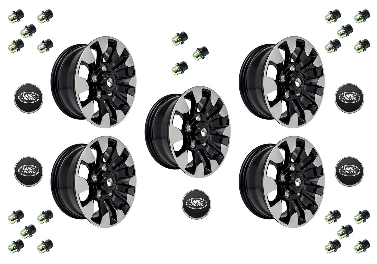 Set of Five (5) - 18'' Sawtooth Wheels Diamond Cut Part DA6635