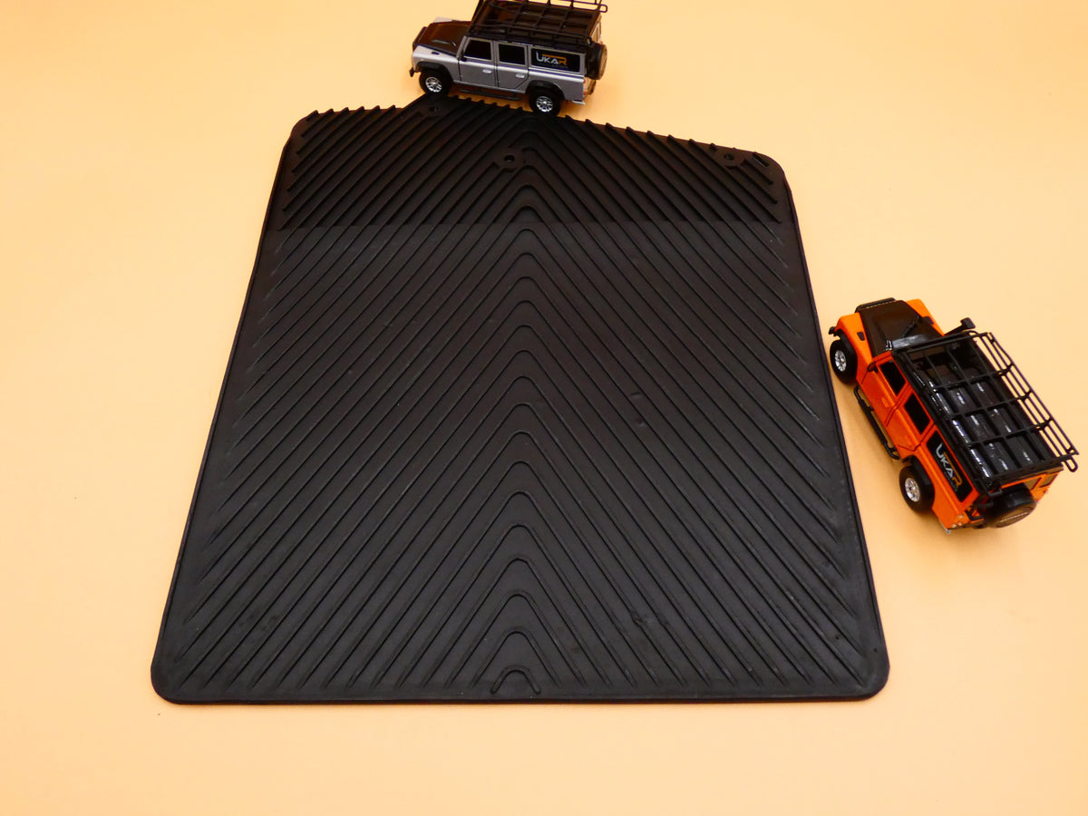 LR DEFENDER 90' -98 Rear RH Mud Flap Without Logo Fittings & Bracket MXC6412