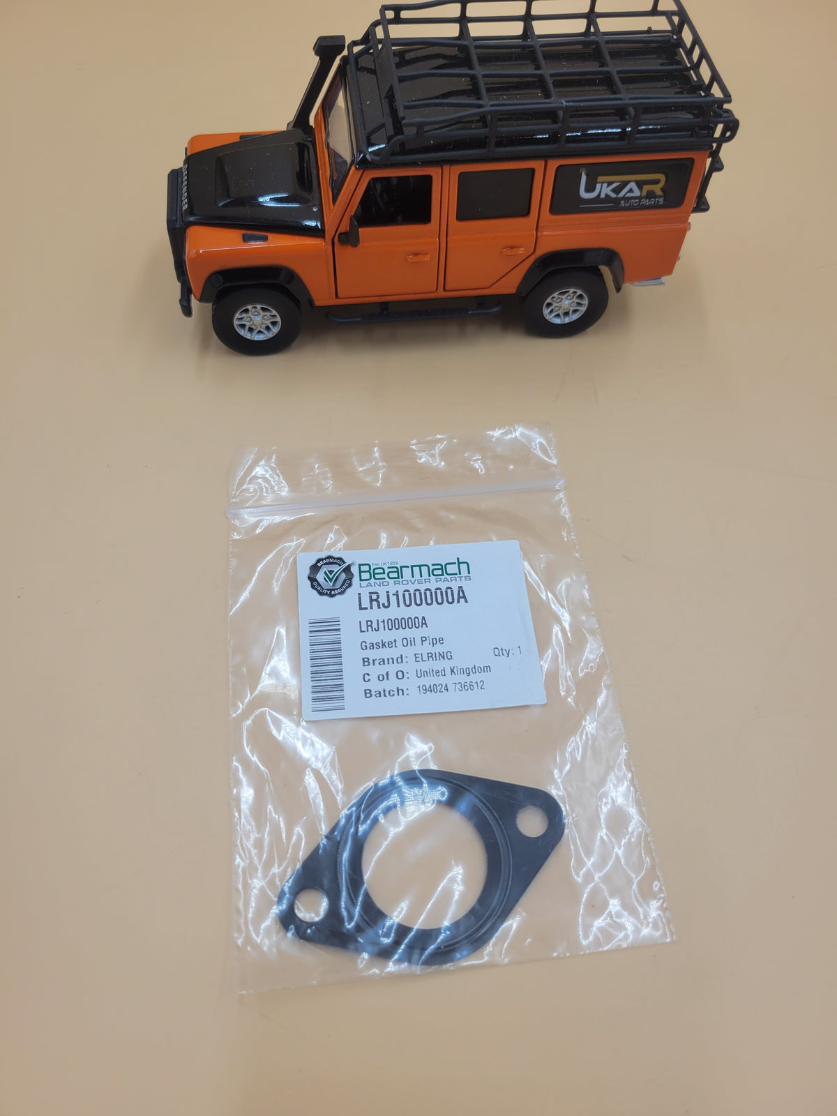 LR DEFENDER DISCOVERY TD5 Rotor Filter Drain Pipe Gasket LRJ100000A