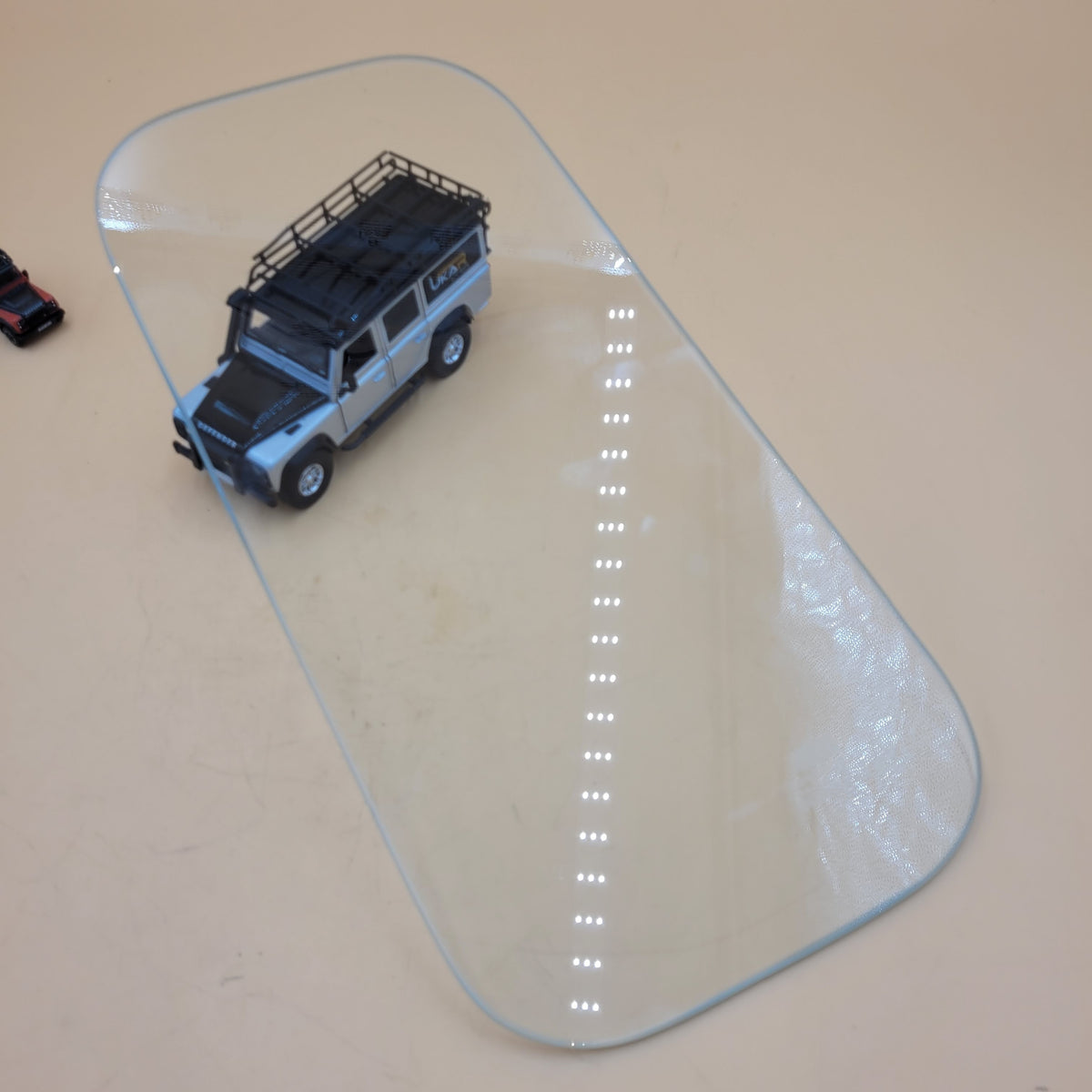 LR Defender -16 Rear Quarter Clear Glass Panel 4mm Thick New MWC4715