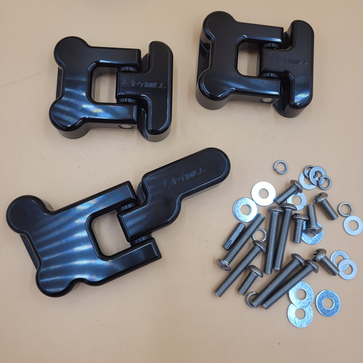 LR DEFENDER 90/110" REAR END DOOR SECURITY HINGES SET DA8866
