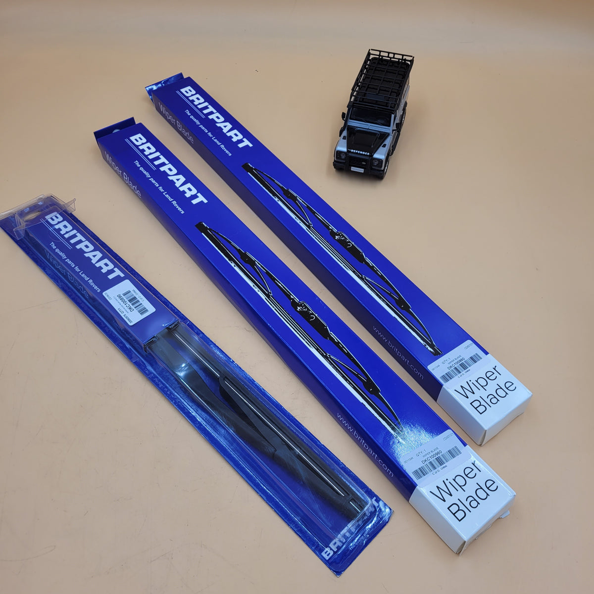 LAND ROVER DISCOVERY 2 98-04 WIPER BLADE 21' FRONT 2X DKC100960 +1X DKC100890