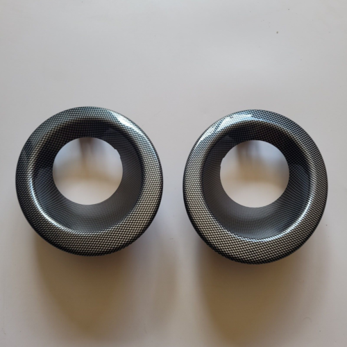 LR FREELANDER II SET of Carbon Fibre Style Fog Lamp Bezel BA9522
