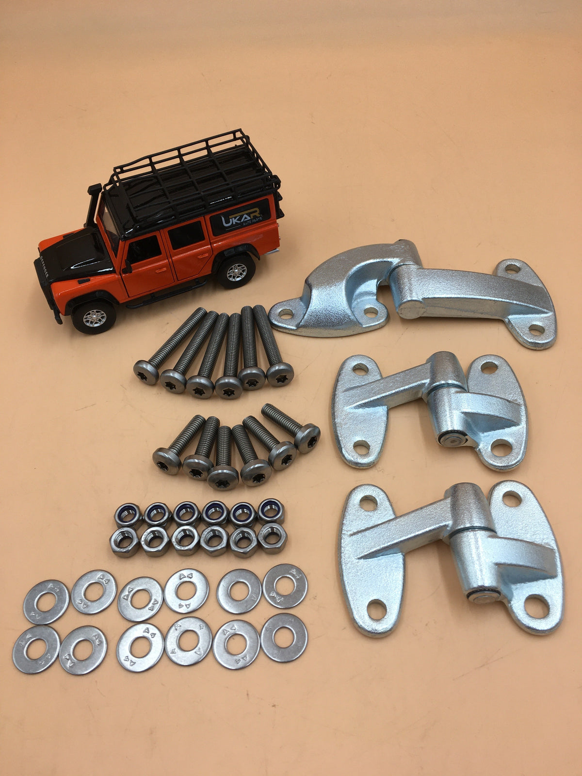 LR SERIES DEFENDER REAR END DOOR HINGE KIT DA1240SS