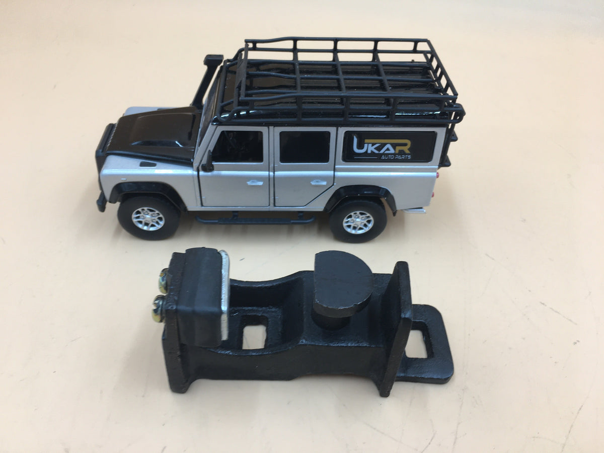 LR SERIES DEFENDER LH Striker Plate For Anti-Burst Style FQB500170