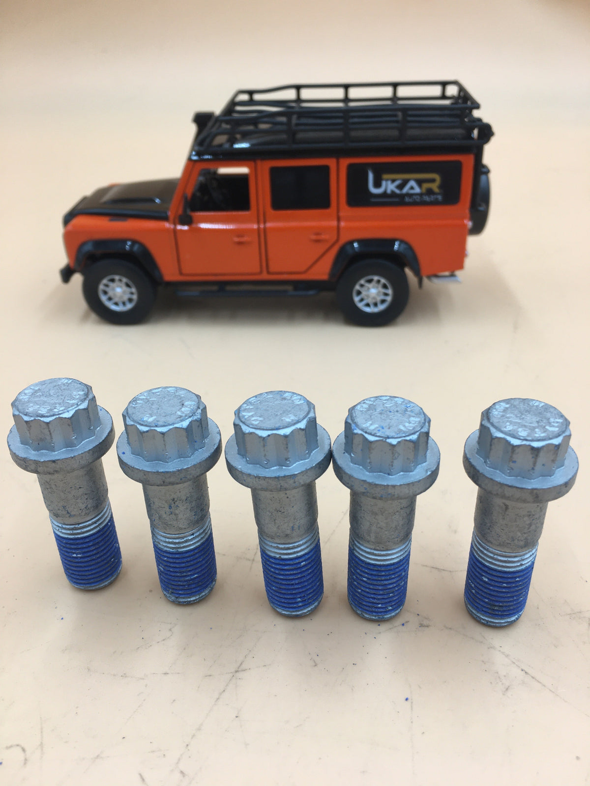 DEFENDER SET X5 DISCOVERY RRC 94- FR & RR Brake Caliper Carrier Bolt M12 x 35 FTC3375