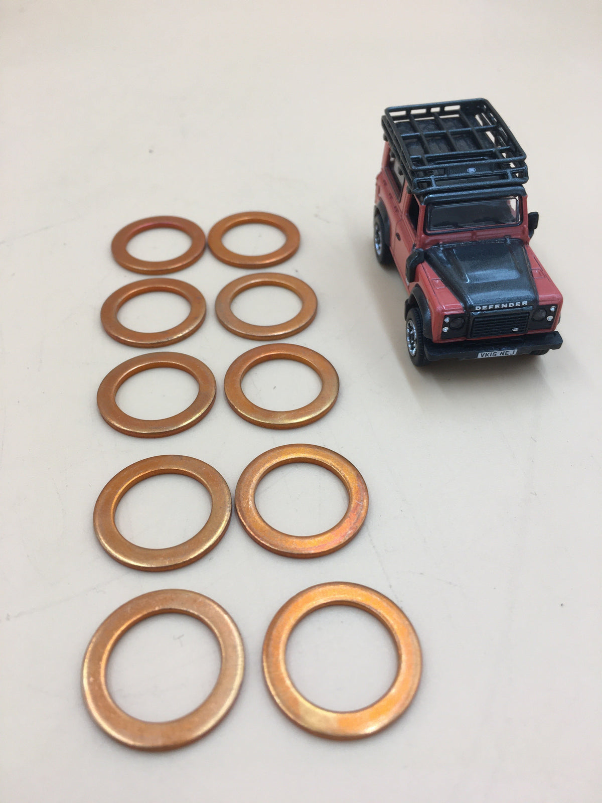 Set of 10 Fuel Injector Washers Part BR0268