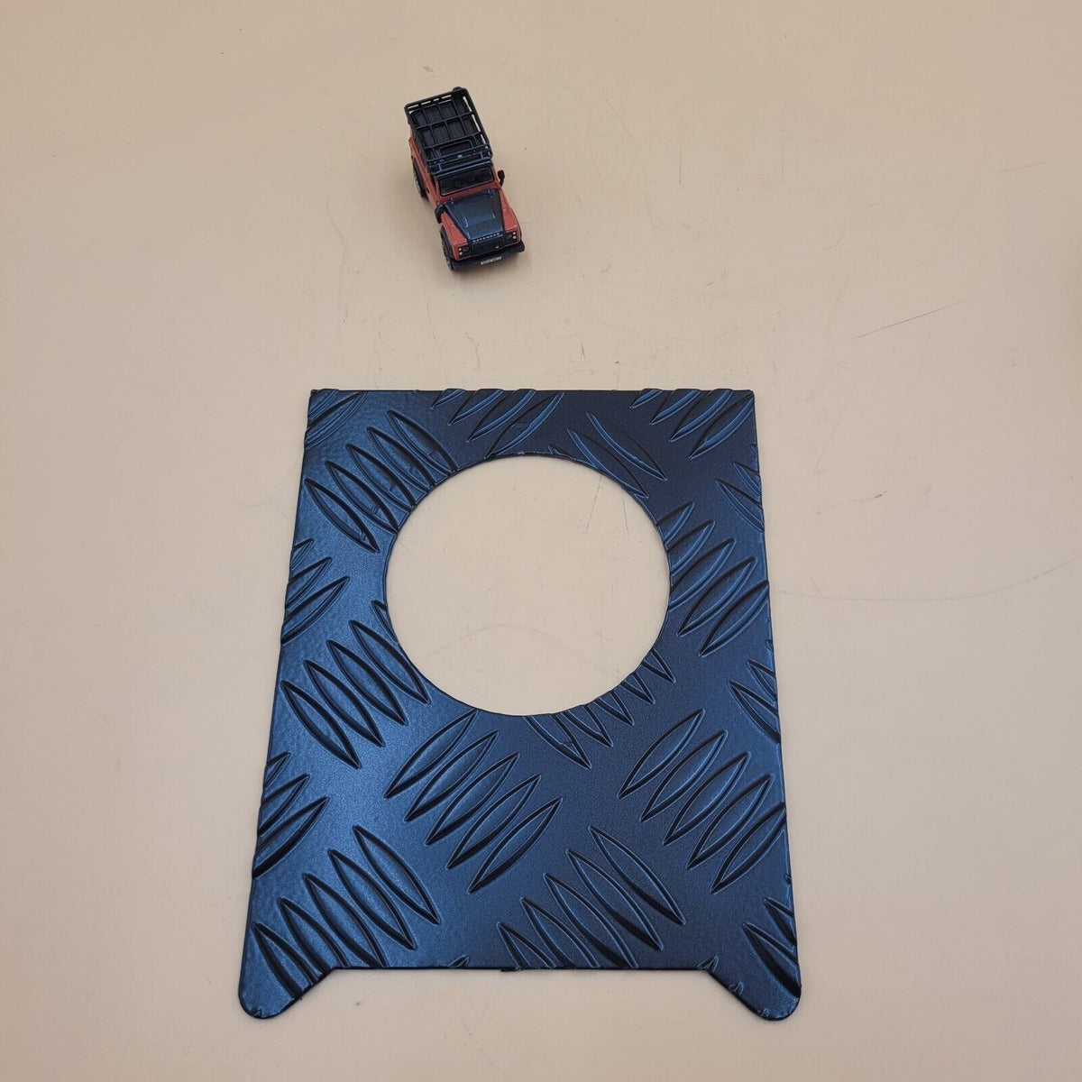 LR Defender Fuel Cap Surround Chequer Plate Part BA4021B / LR176-b