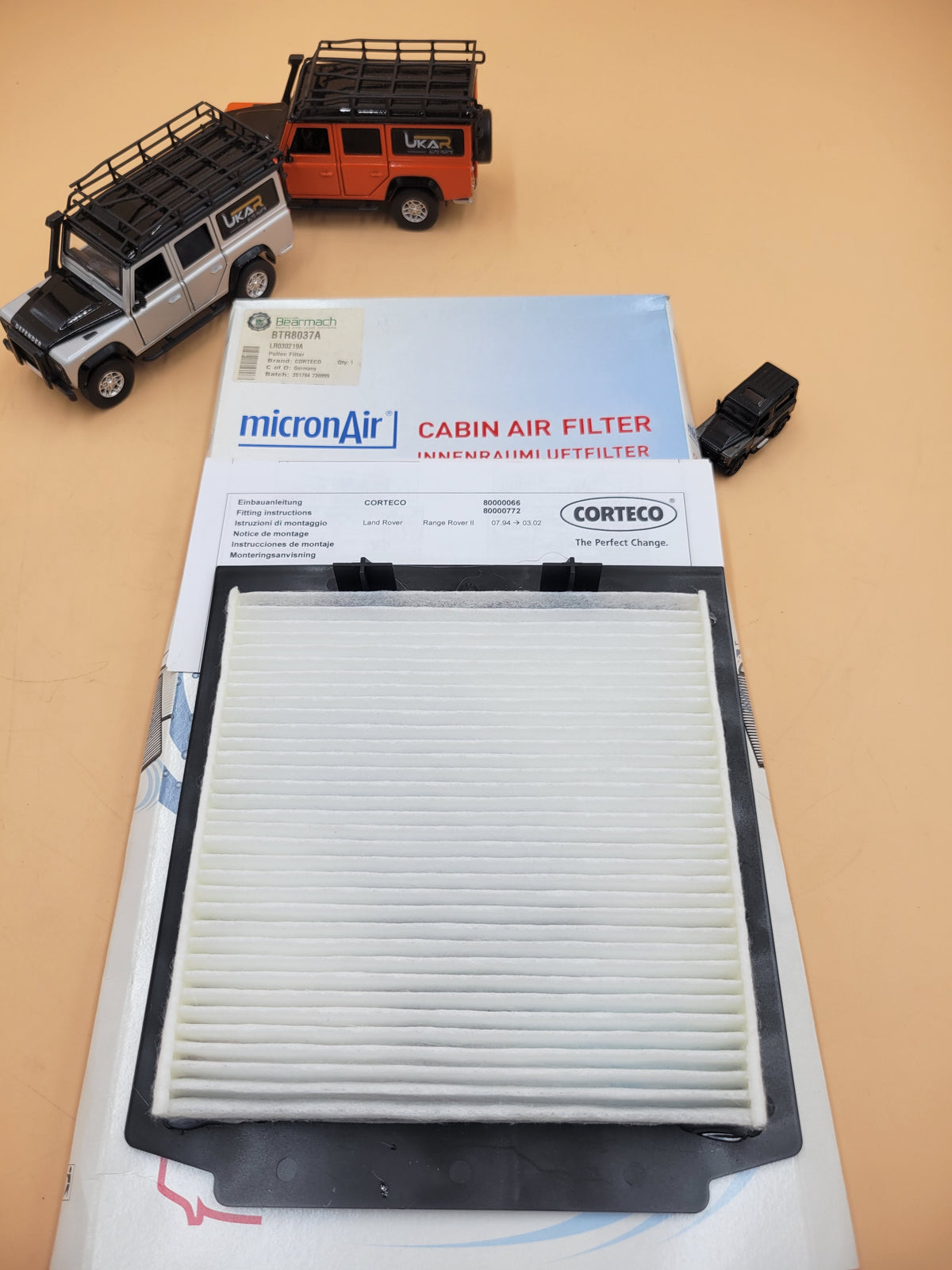 Range Rover P38 Pollen Filter BTR8037A LR030219