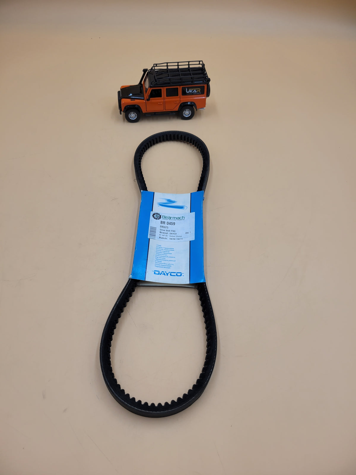 LR DEFENDER DISCOVERY RRC V8 Power Steering Pump Drive Belt ERC675G 13X925