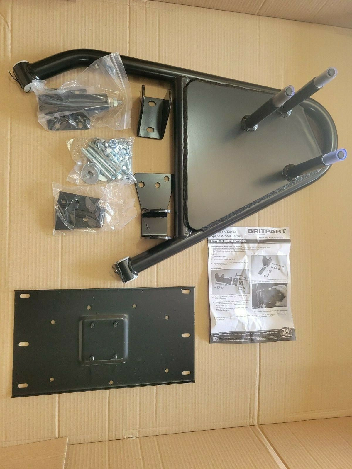 LR SERIES IIA & III DEFENDER -16 FULL DOOR SPARE WHEEL CARRIER SWINGAWAY DA2232