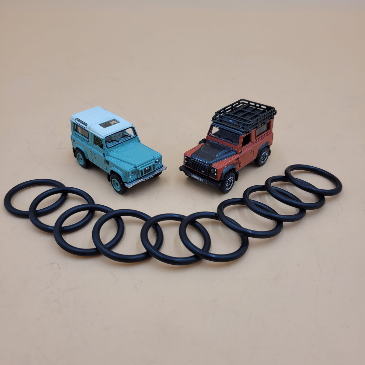 LR 300TDi O Ring for Radiator Plug on Thermostat and Radiator ERR4685 SET X10