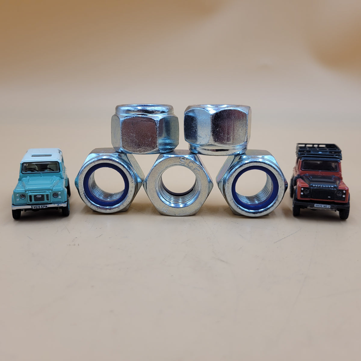 LR DEFENDER DISCOVERY RRC Front Radius Arm Nut Nyloc M20 NY120041L SET X5