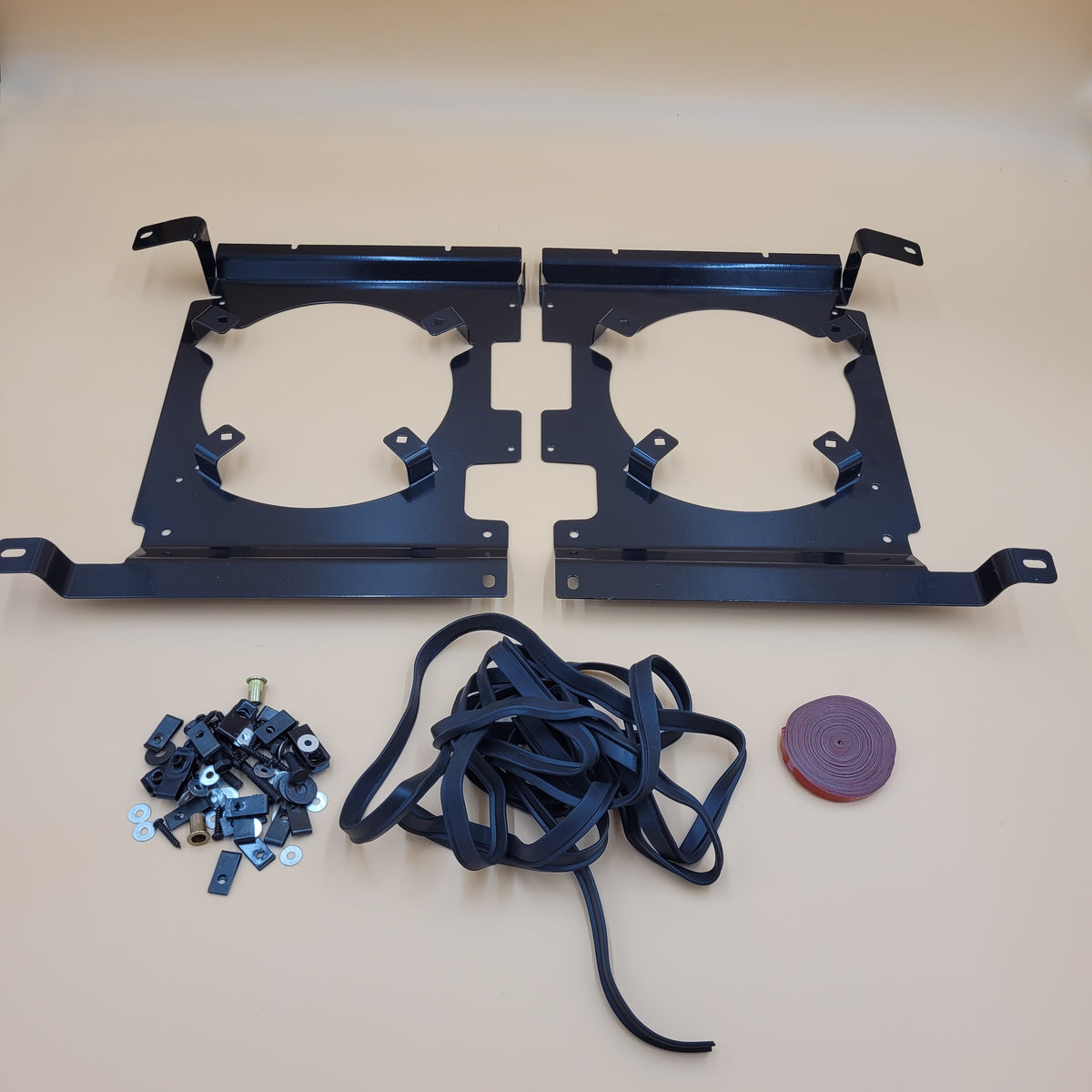 SVX Style Grill & Headlight Surround Kit For LAND ROVER DEFENDER 90 & 110 Matt BLACK LR008362BMAT