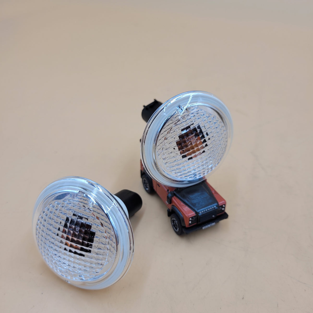 LAND ROVER RANGE ROVER 2003-2012 CLEAR SIDE MARKER REPEATER LIGHTS SET XGB500020