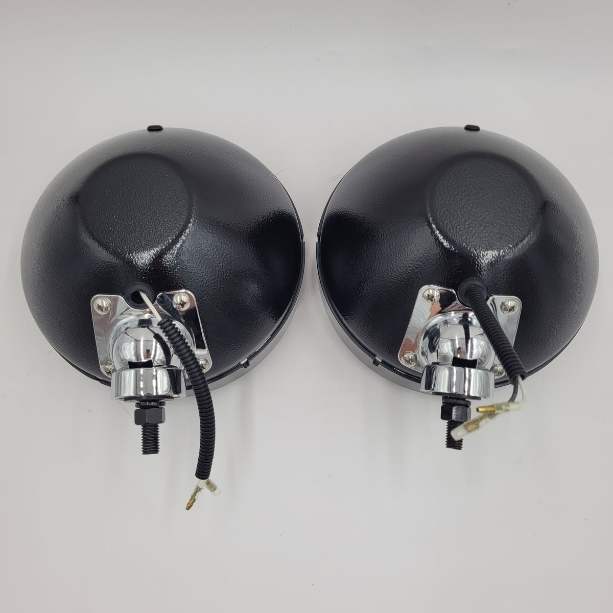 Land Rover Series I 8 inch HD Driving Lamps Black Part BA3035