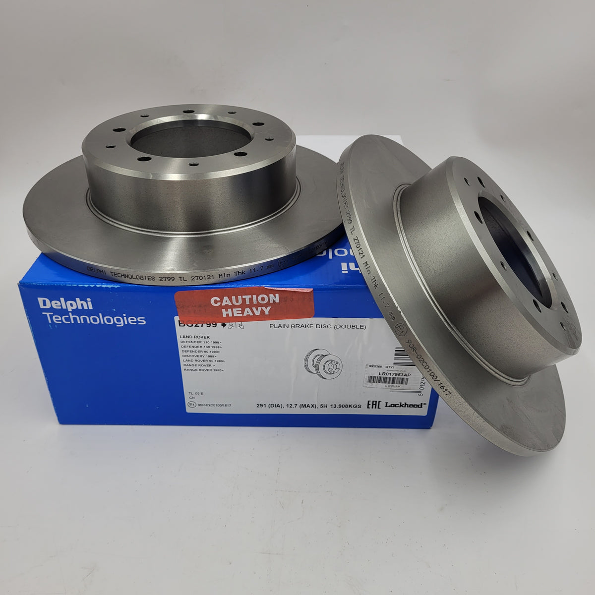 LR DEFENDER DISCOVERY RRC Rear Brake Disc Non Vented LR017953AP