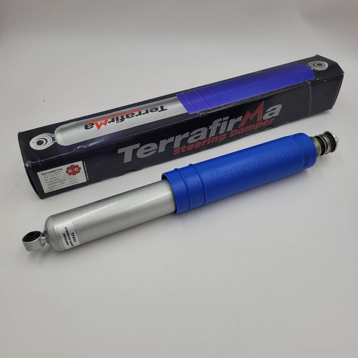 LR DEFENDER -16 Terrafirma Heavy Duty Steering Damper TF832