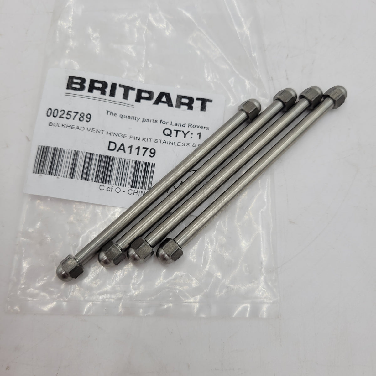 Land Rover Defender 90 110 130 New Bulkhead Vent Stainless Hinge Pin Kit DA1179