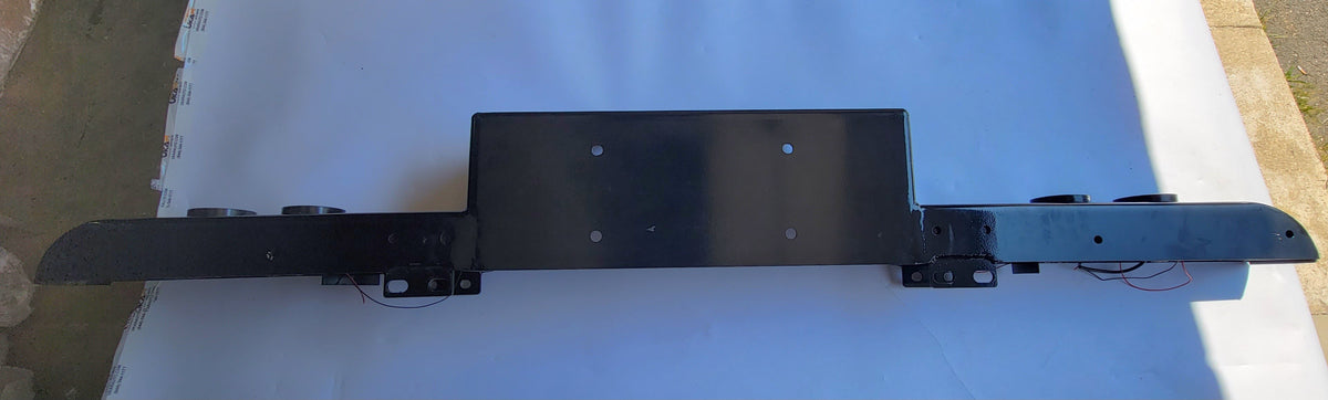Land Rover Defender Front Winch Bumper with Round LEDs Part LRB836