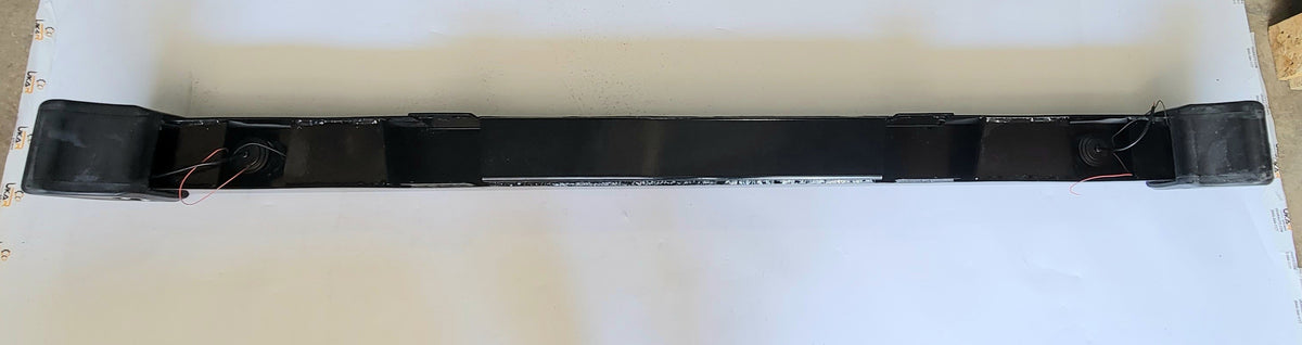 Land Rover Defender Front Bumper with Round LEDs and Halo Ring Part BA4145TK
