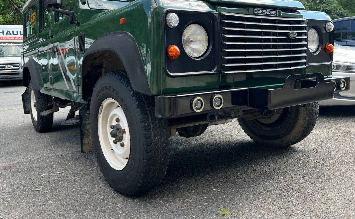 Land Rover Defender Front Winch Bumper with Round LEDs Part LRB836
