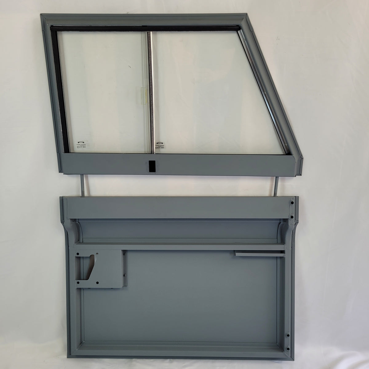 Land Rover Series II, Series III Half Door Bottom with Glazed Glass Assembly LH 395534 and MTC5383
