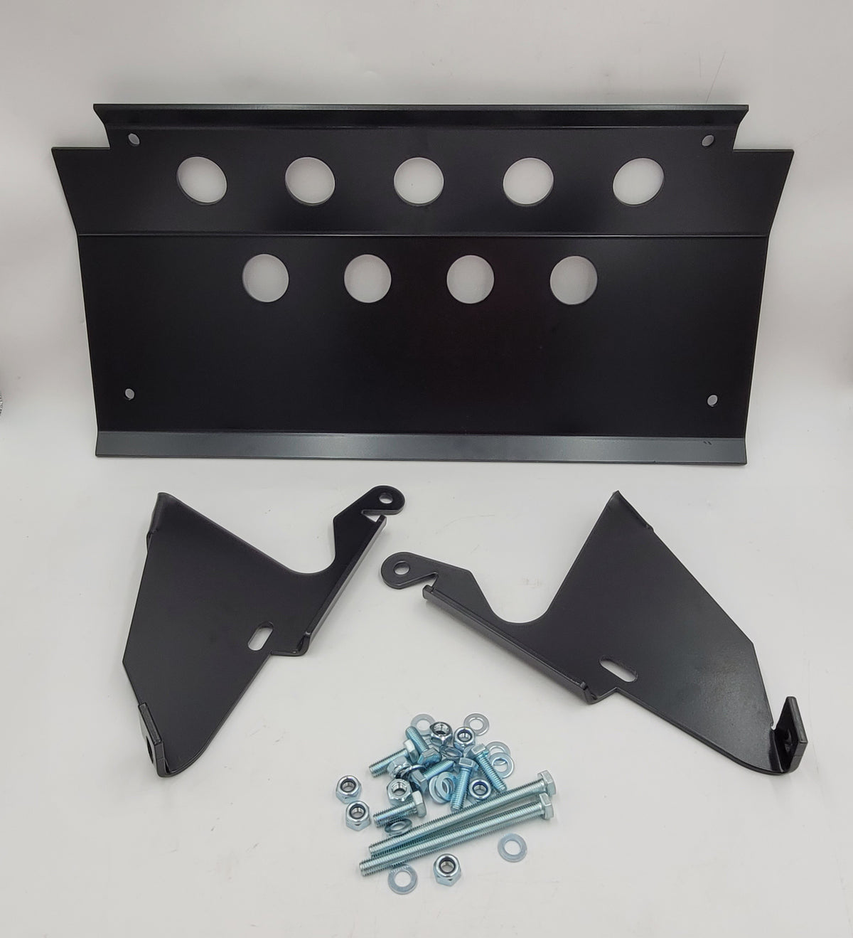 Land Rover Defender 6MM Aluminum Face Steering Guard Black LRB847B