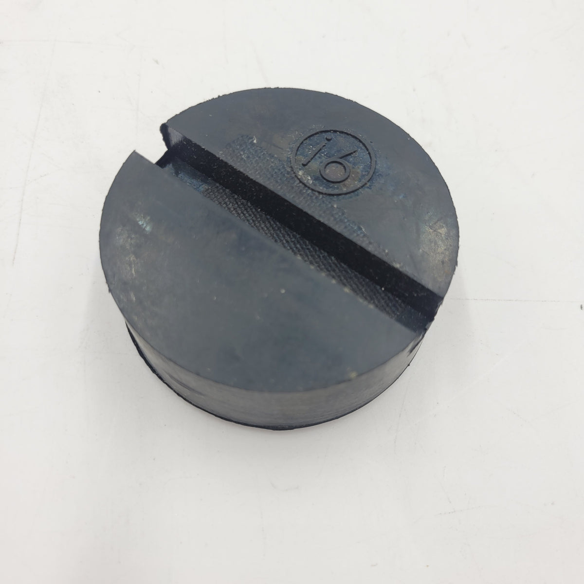 Rubber pad with slots, hydraulic ramp, jack, jacking pad adapter trolley jack