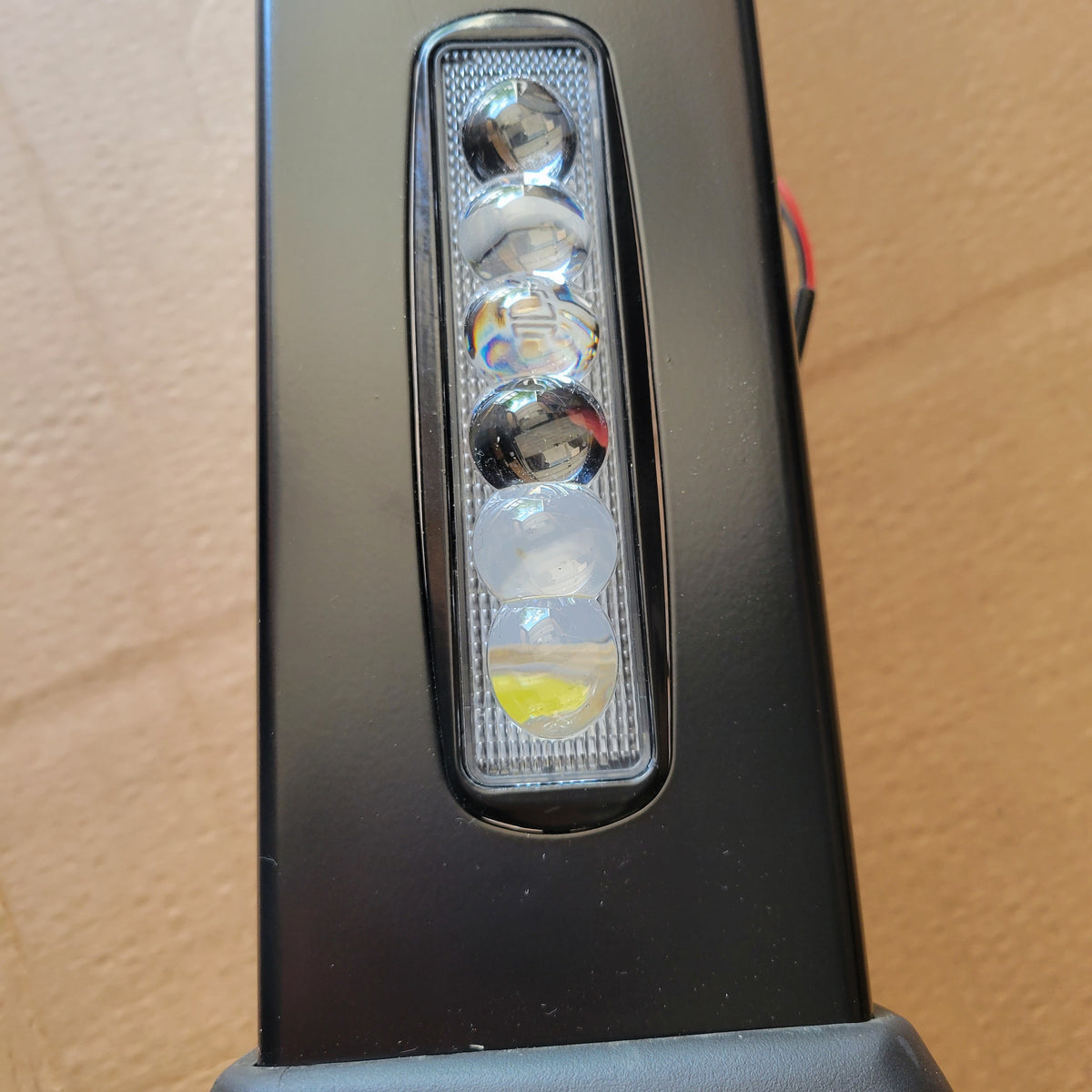 LR DEFENDER -16 Front Bumper with End Caps & Rectangular LED Lights YK-DEF-10R minor scratched (2)