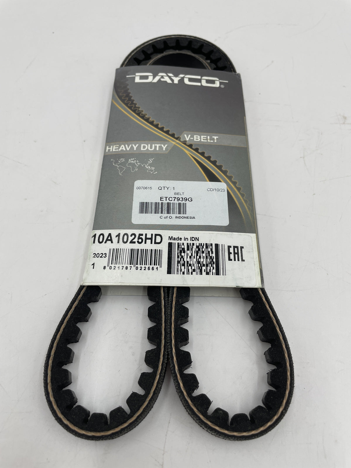 LR DEFENDER 2.5 NA TD 200TDi Alternator Drive V-Belt Dayco ETC7939G 10x1025