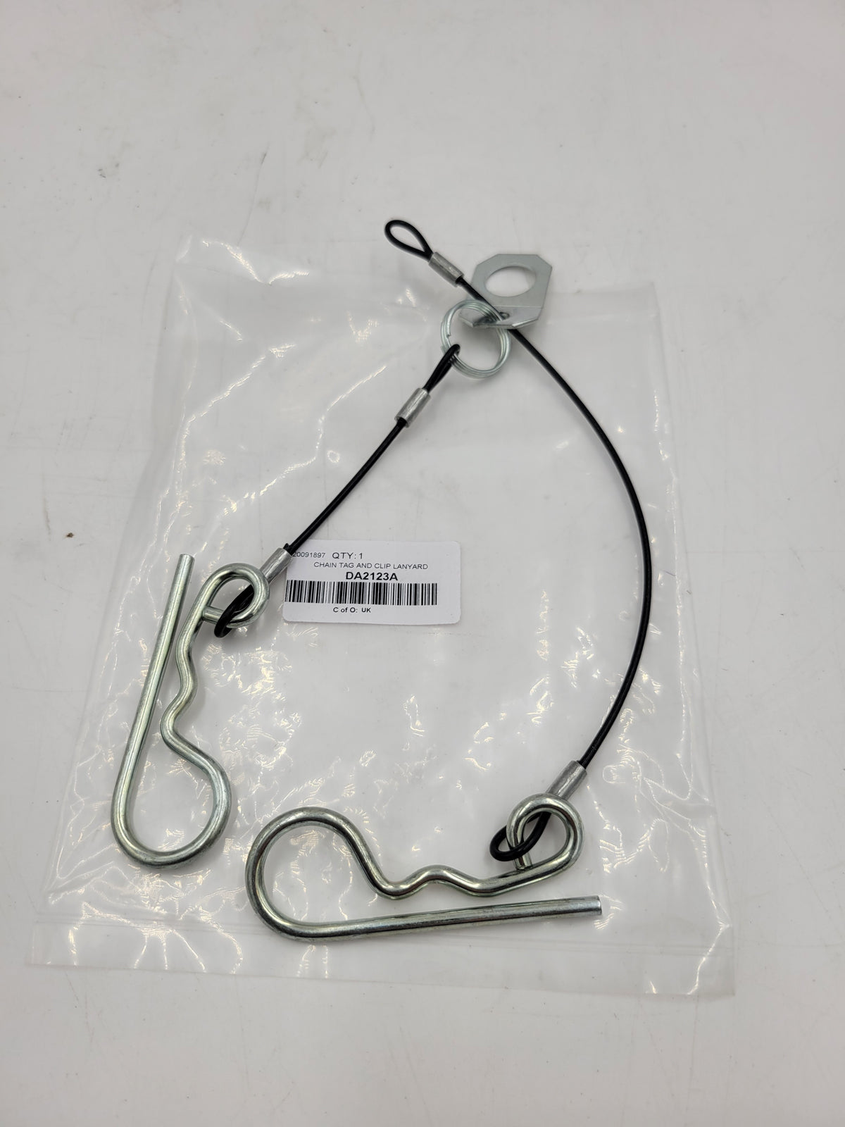 REPLACEMENT CHAIN, TAG & CLIP DA2123A