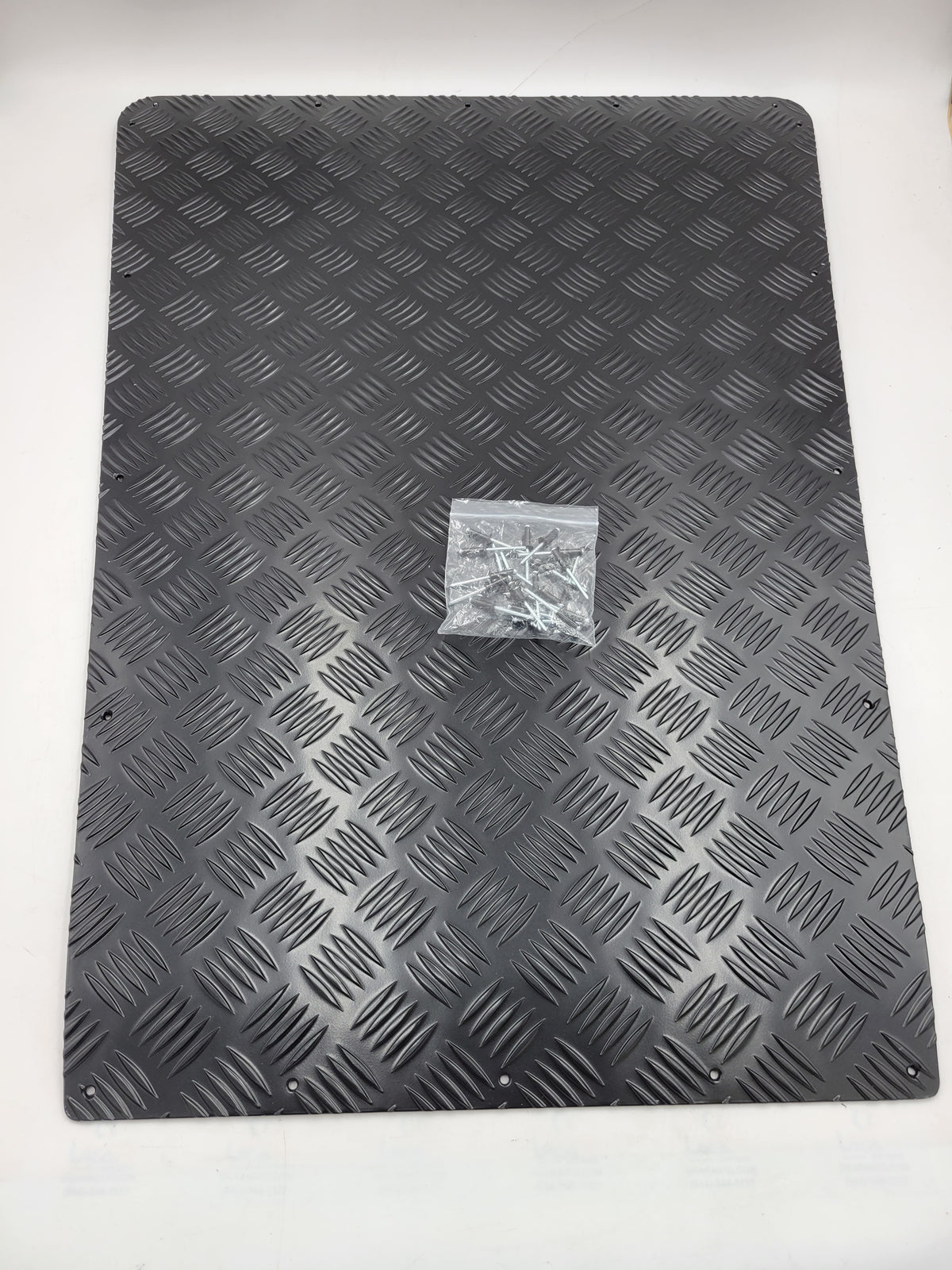 3MM Black Chequer Bonnet Protector