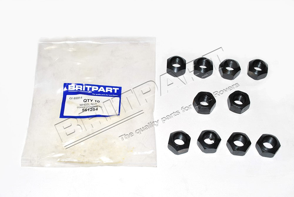 LR SERIES SET OF 10 Wheel Nut Part 561254