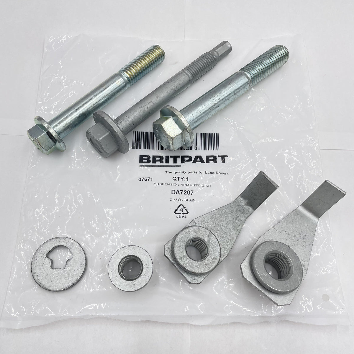 LR DISCOVERY III / IV / RR SPORT 05-13 Rear upper SUSPENSION BOLT KIT DA7207