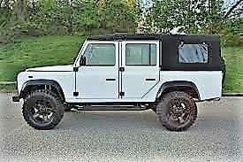 Defender 110 Mohair Top WSW Smoke Stud On - Black AWT110SMSTDBL