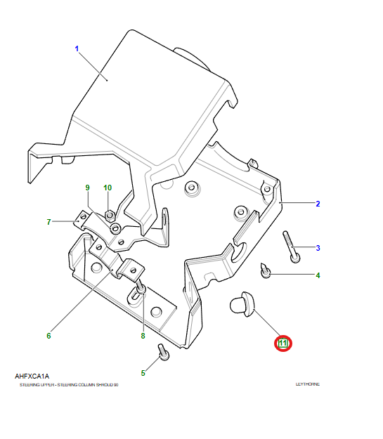 LR DEFENDER -16 Blanking Plug Seat Frame Part 331083