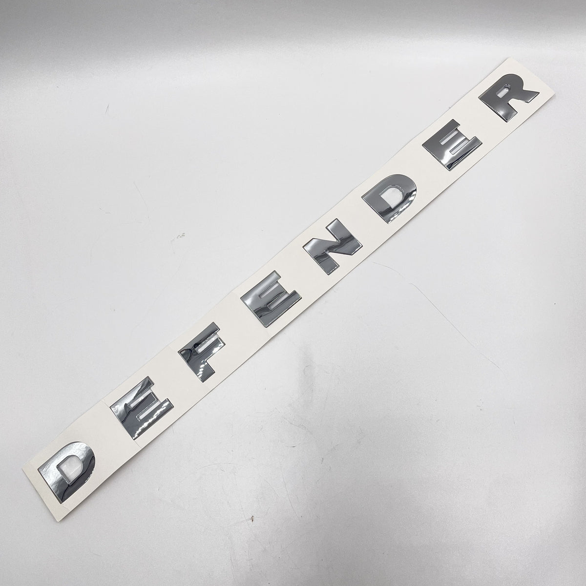 LR DEFENDER -16 FRONT CHROME LETTERS HOOD BADGE FT-LRE032C