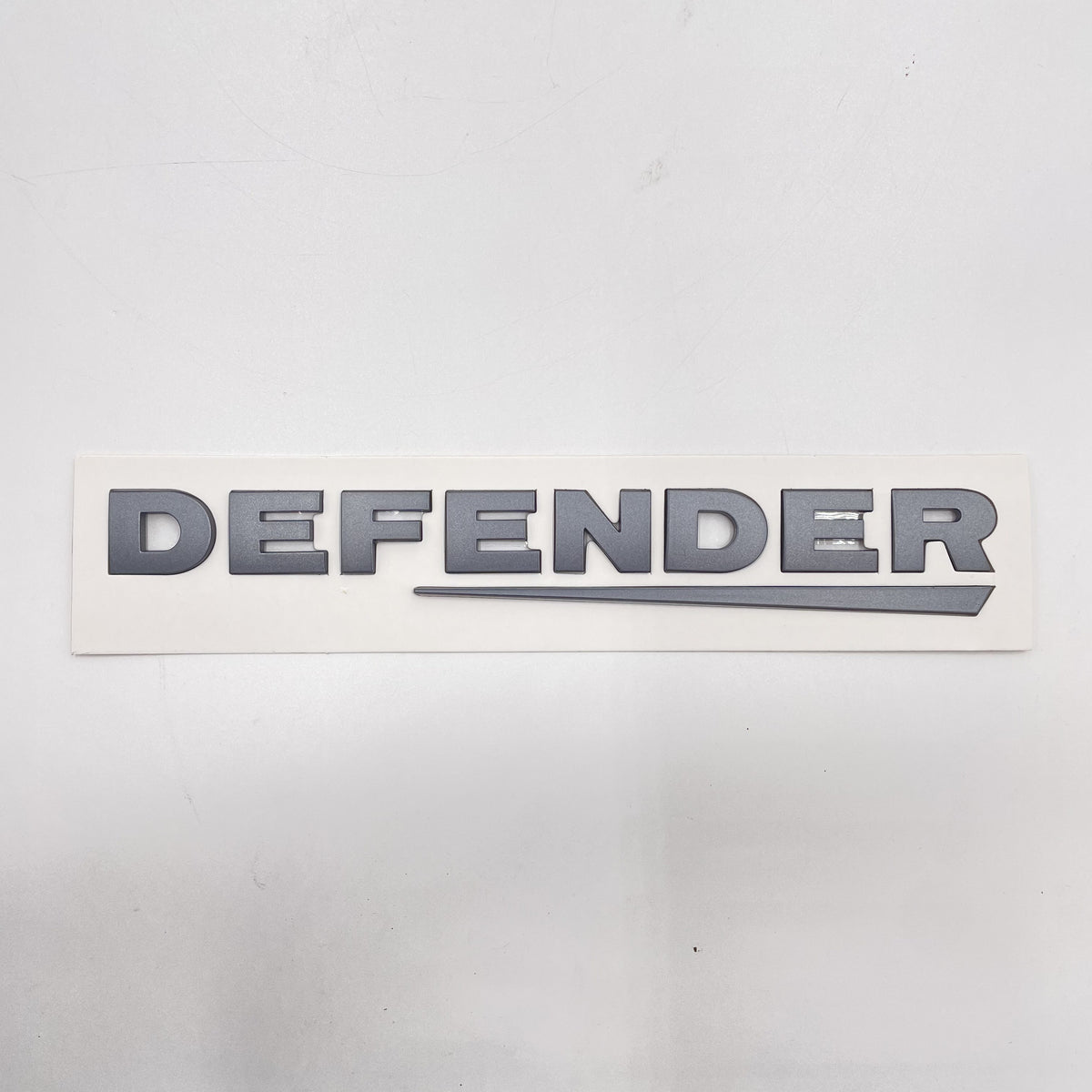 LR DEFENDER Rear Gray Trunk Emblem Badge FT-LRE035
