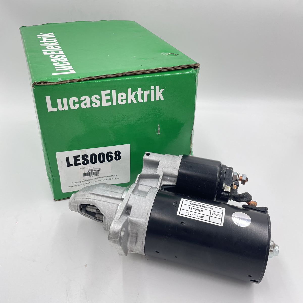 LR DEFENDER DISCOVERY RRC Starter Motor V8 3.5 Twin Carb RTC6061NG / LES0068