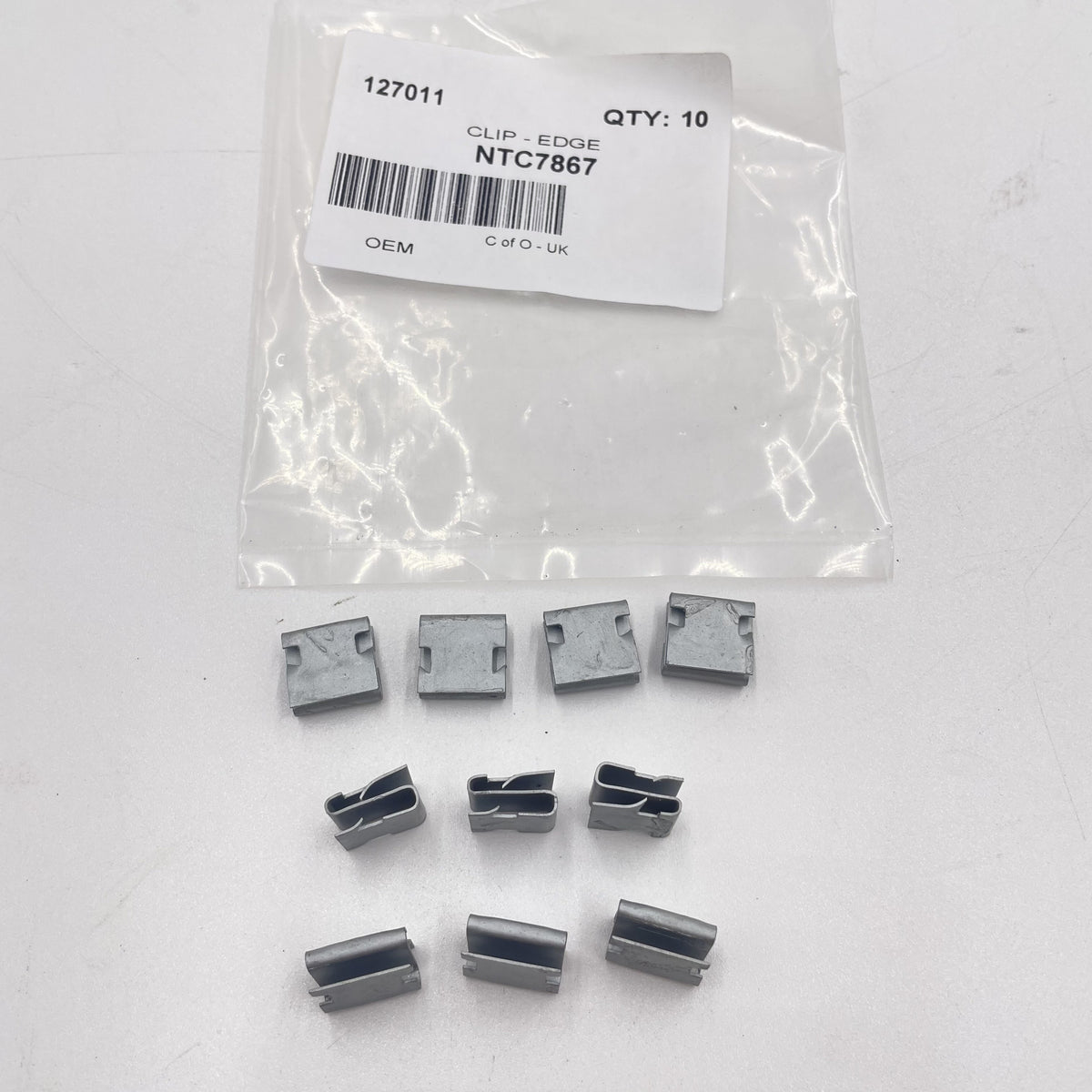 Range Rover Classic FR & RR Bumper End Cap Clip NTC7867 SET of 10