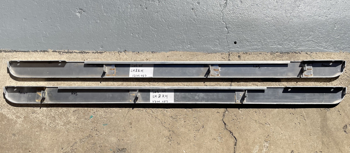 LR DEFENDER 90' ALUMINUM 3mm PAIR OUTER SILL RAIL SET YRM182