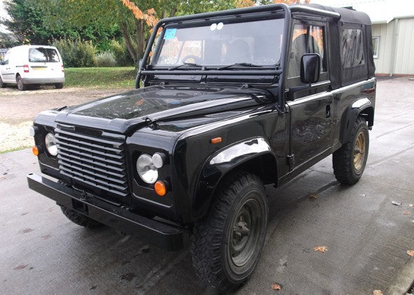 Defender 110 Mohair Top WSW Smoke Stud On - Black AWT110SMSTDBL