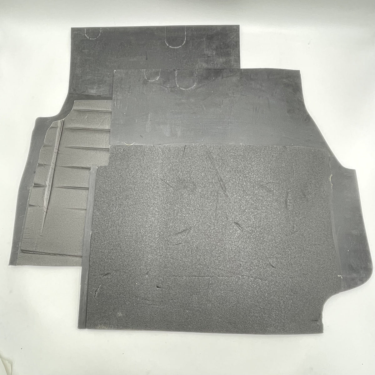 LR DEFENDER Front Rubber Footwell Mat Set Pair In Black DA4502