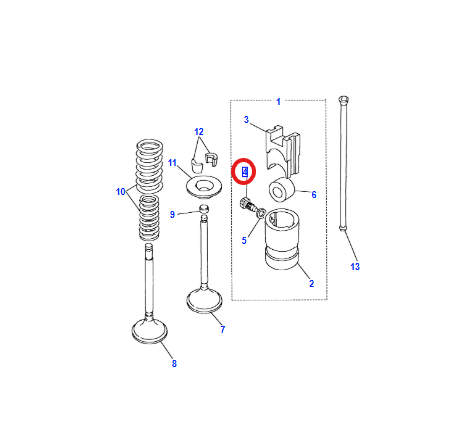 LR DEFENDER DISCOVERY RRC 2.25 2.5 Petrol NA TDi Bolt for Tappet Guide ETC4246