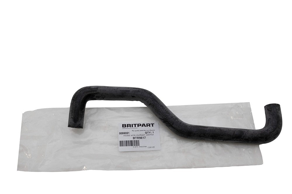 LR DISCOVERY I RR Classic 300TDI Heater Inlet Hose BTR9617