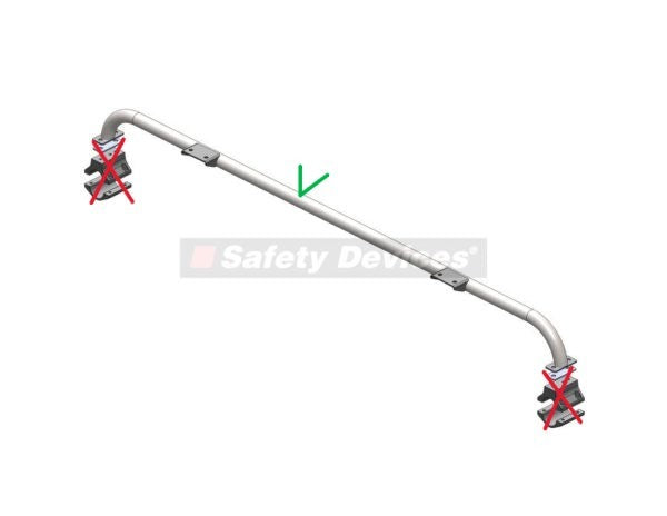 DEFENDER Roof Rack to L138 Roll Cage Cross Rail RRL254 RR-RC-XR W/O Hardware !!!